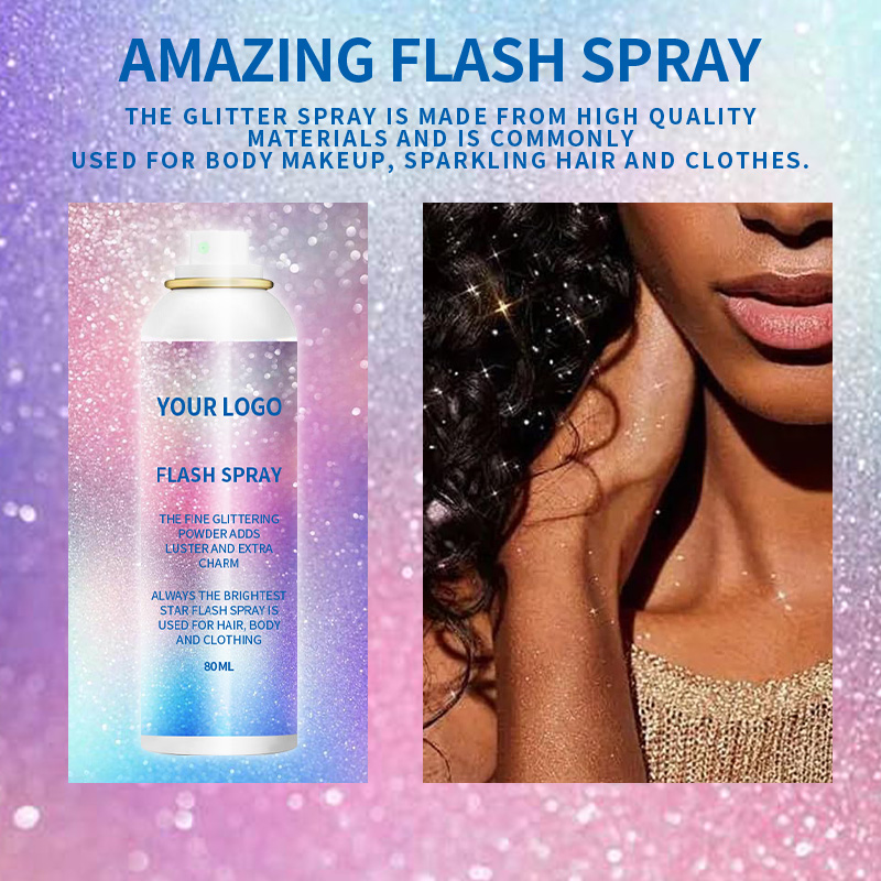 Wholesale Glitter Hair Spray Shimmer Powder for Parties Cosplay & Festival Safe & Non-Toxic (10 Colors)