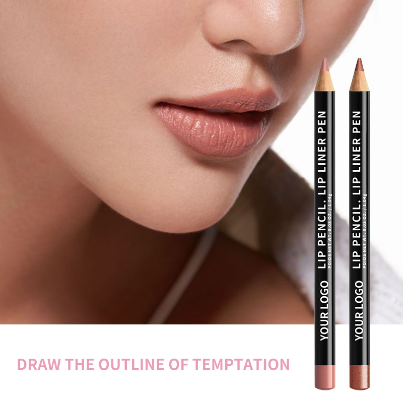 Waterproof Long-Lasting Lip Liner Pencil - Matte & Creamy, Vegan & Cruelty-Free - for Precise Lip Contouring (12 Colors)