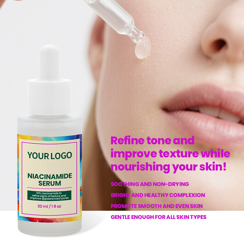 Hot Sale Customized Niacinamide Beauty Face Acne Cleansing Skincare Niacinamide Anti-acne Serum(pic2)