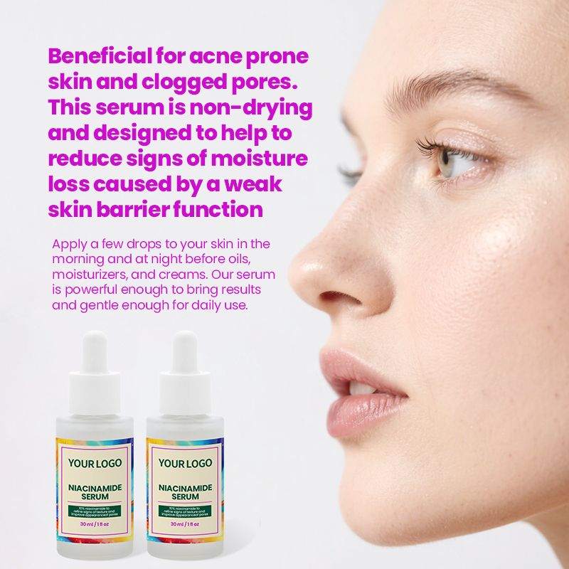 Hot Sale Customized Niacinamide Beauty Face Acne Cleansing Skincare Niacinamide Anti-acne Serum(pic4)