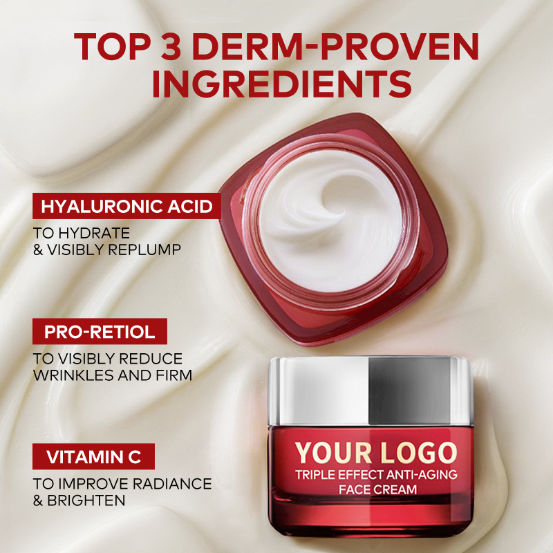 3 Power Age Repair Moisturizer for Reduce Wrinkles and Fine Lines Firming Brighten Skin Even Tone