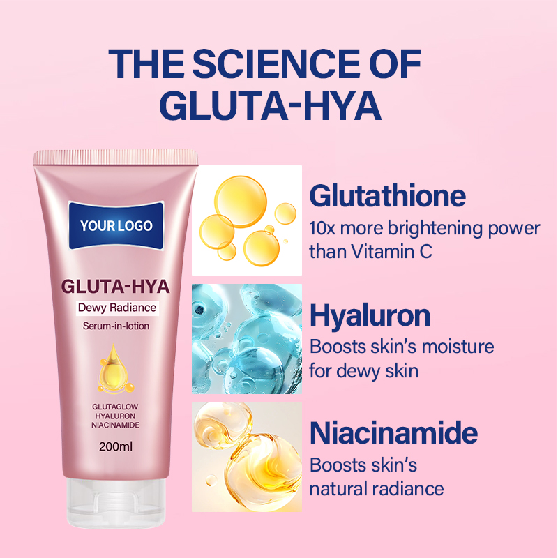 Bright Cream for Face - Facial Moisturizer with Niacinamide Cream and Hyaluronic Acid Day and Night Face Lotion