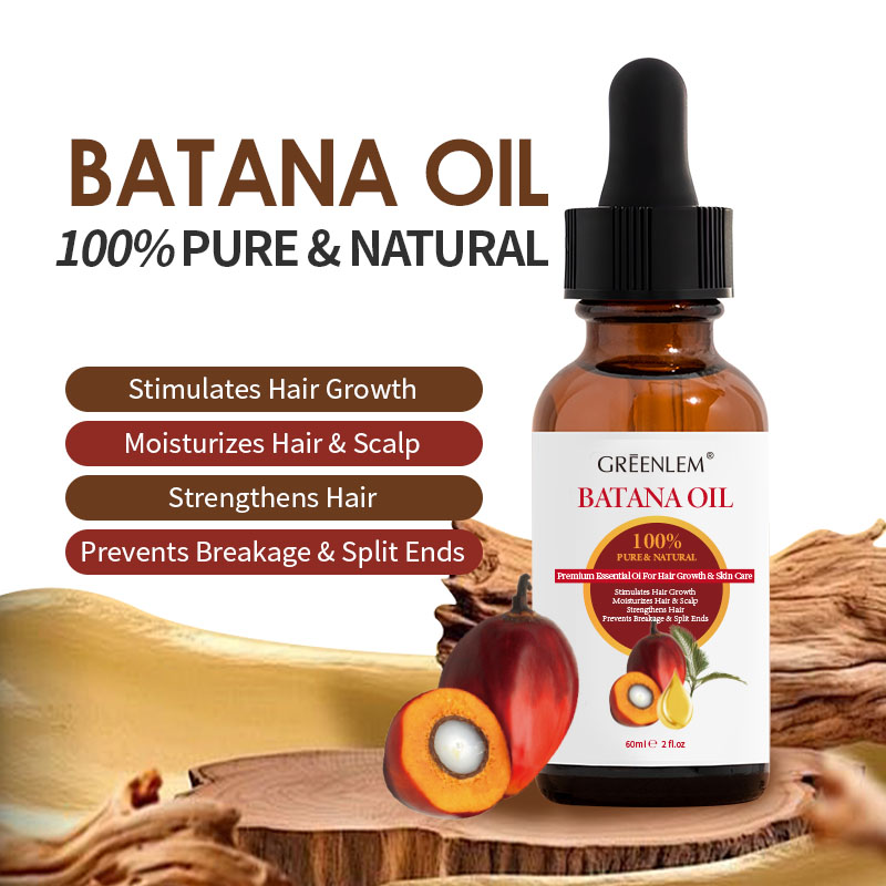 100% Pure Organic Batana Hair Oil Herbal Elixir for Dry Damaged Hair Nourishing Moisturizing Smoothing Treatment for Healthy