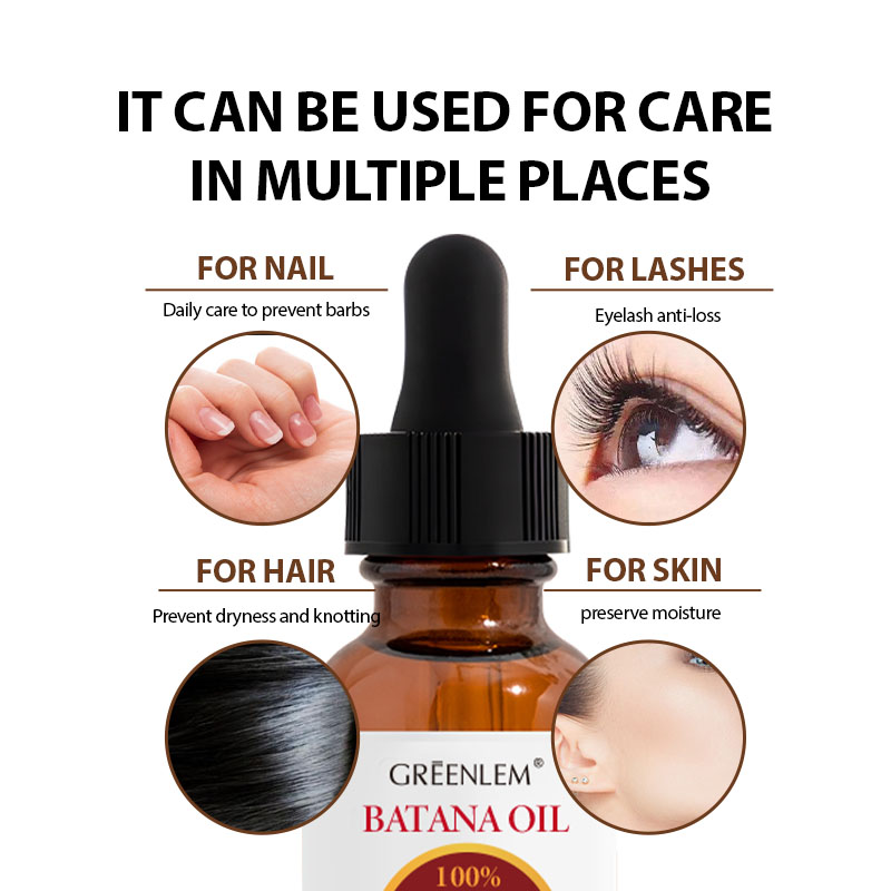 100% Pure Organic Batana Hair Oil Herbal Elixir for Dry Damaged Hair Nourishing Moisturizing Smoothing Treatment for Healthy