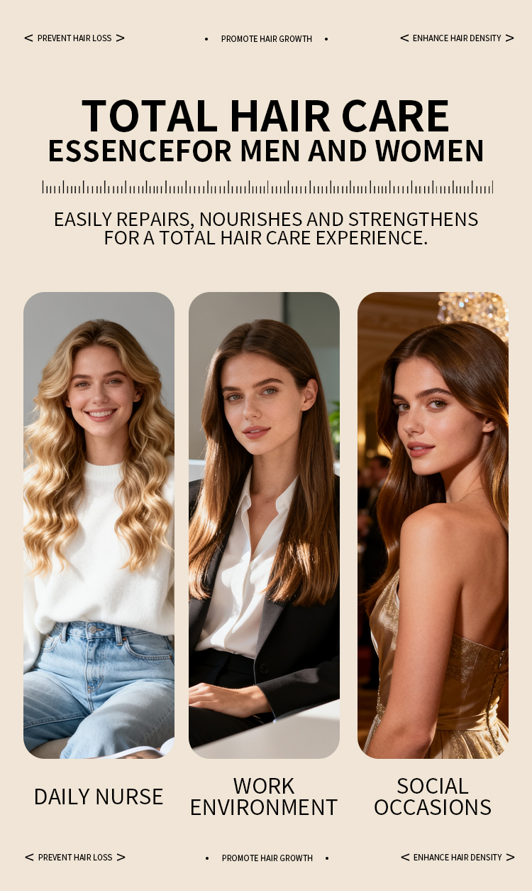 Organic Peptide Hair Serum 60ml Vegan Daily Use for Damaged Hair Growth Thickness Nature Fragrance with Argan Oil Anti Hair Loss(pic5)