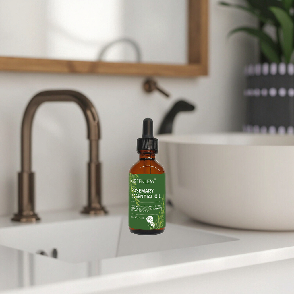 Hot Sale 100% Natural Rosemary Hair Oil for Curly Hair Growth and Scalp Care with Smoothing Feature