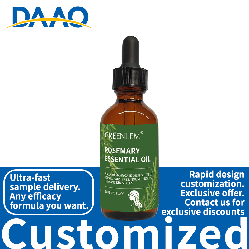 Hot Sale 100% Natural Rosemary Hair Oil for Curly Hair Growth and Scalp Care with Smoothing Feature