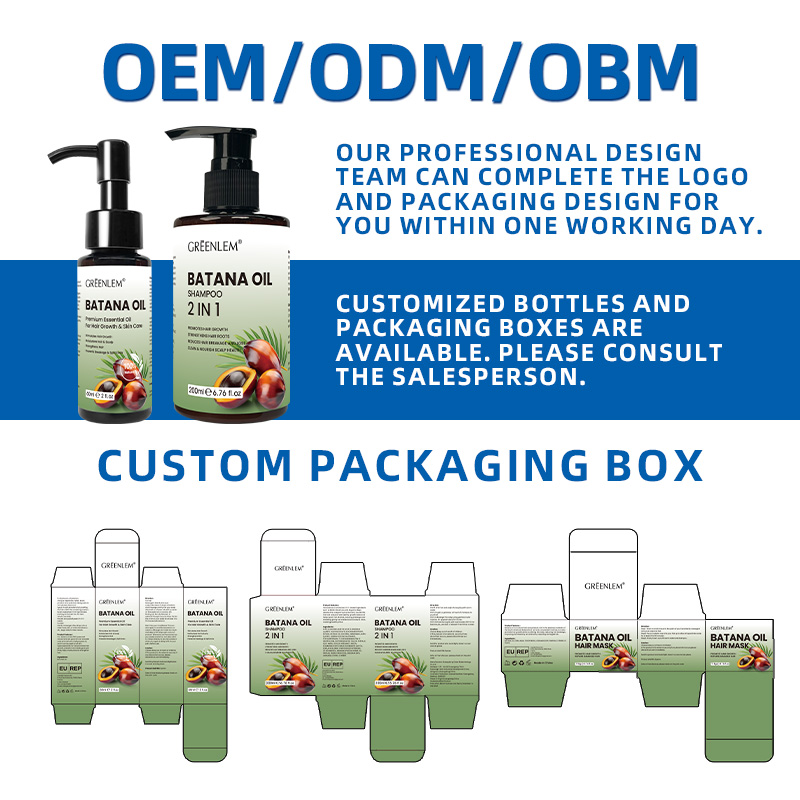 Batana Hair Care Kit Shampoo Hair Mask Oil Set for Damaged Hair Repair Nourishing Frizzy