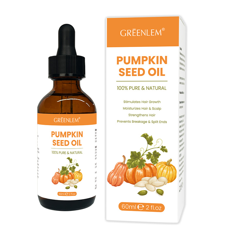 Natural Pumpkin Seed Hair Oil for hair growth treatment Dry 