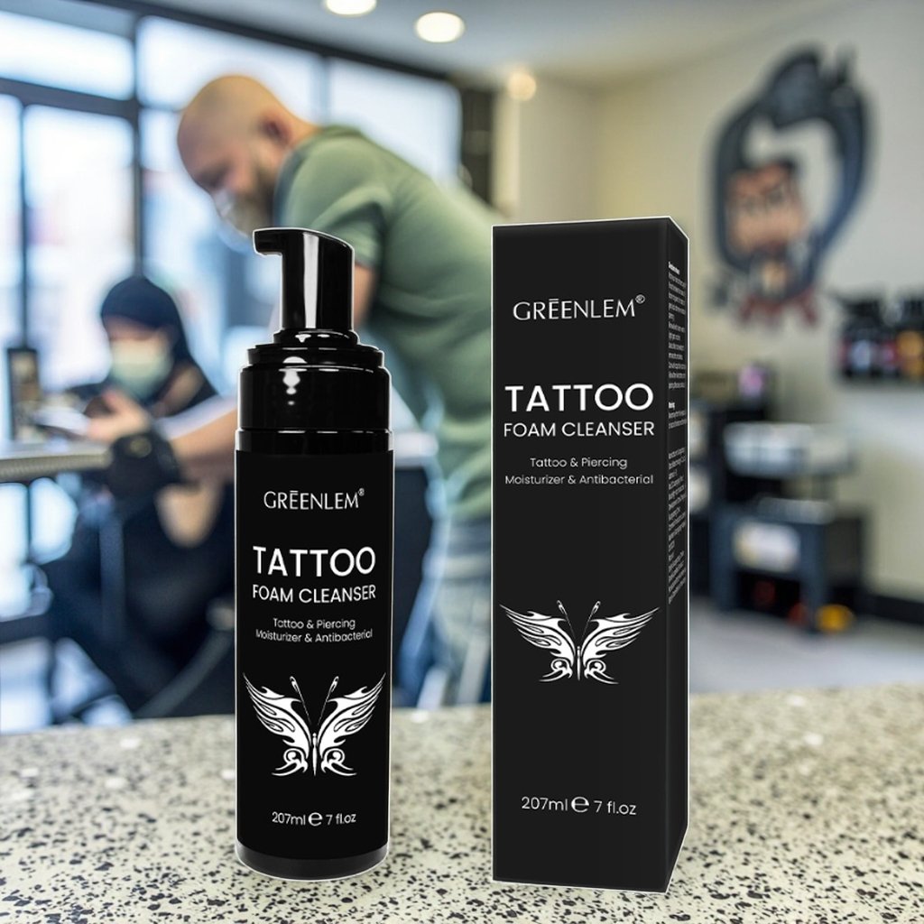 OEM Tattoo Aftercare Products Foaming Skin Cleanser Custom Logo for Tattoo Parlor Wholesale