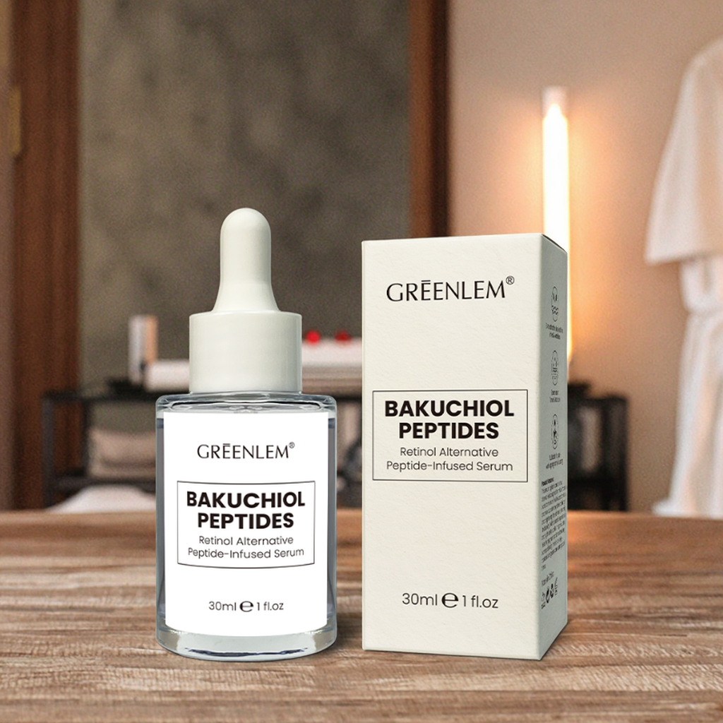 Bakuchiol Peptide Complex Serum Organic OEM Service Natural Alternative for Retinol for Anti-Wrinkle Firming