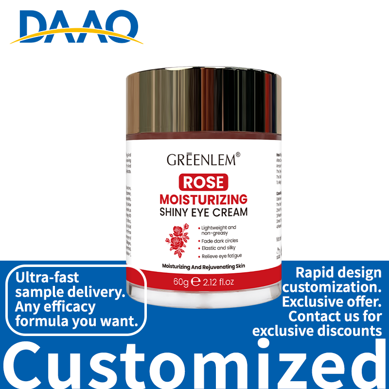 Organic Rose Extract Eye Cream for Deep Hydration Moisturizing Eye Area Improves Dullness Targets Dark Circles and Wrinkles