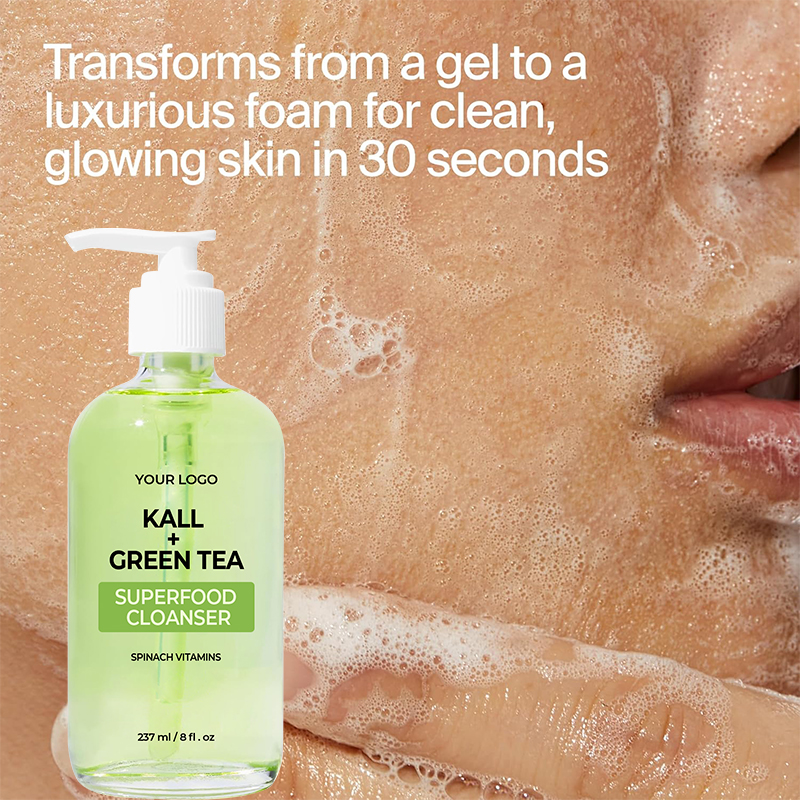 150ml KALL+GREEN TREE Face Wash Whitening Foaming Facial Cleanser Deep Cleansing & Refreshing Oil Control(pic3)