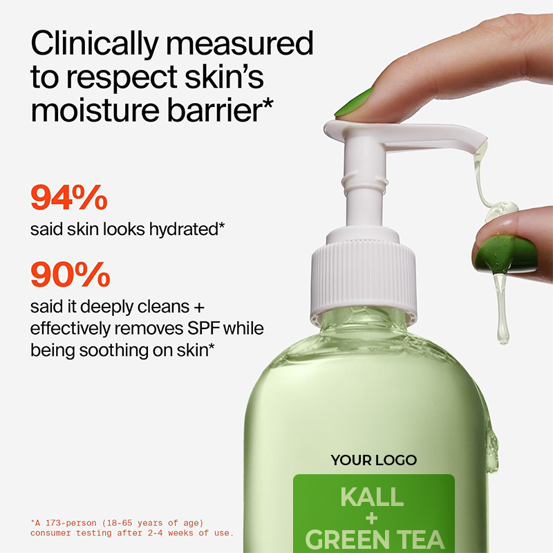 150ml KALL+GREEN TREE Face Wash Whitening Foaming Facial Cleanser Deep Cleansing & Refreshing Oil Control(pic4)