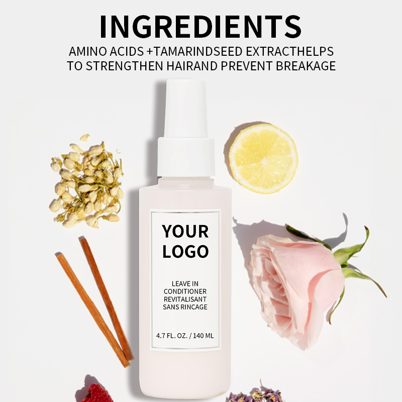 GREENLEM Organic Hair Care Leave-in Conditioner Private Label Hydrating Smoothing Detangling Shiny Heat Protection Spray for All