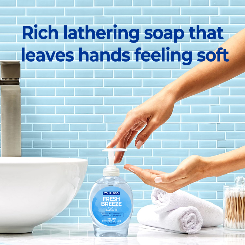 Fresh Breeze Scented Liquid Hand Soap - Gentle Moisturizing, Refreshing Fragrance & Daily Hand Cleansing