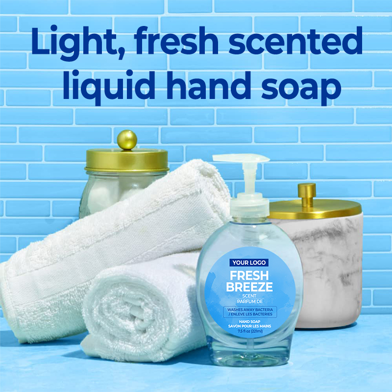 Fresh Breeze Scented Liquid Hand Soap - Gentle Moisturizing, Refreshing Fragrance & Daily Hand Cleansing
