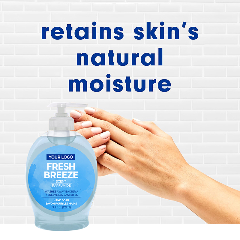 Fresh Breeze Scented Liquid Hand Soap - Gentle Moisturizing, Refreshing Fragrance & Daily Hand Cleansing