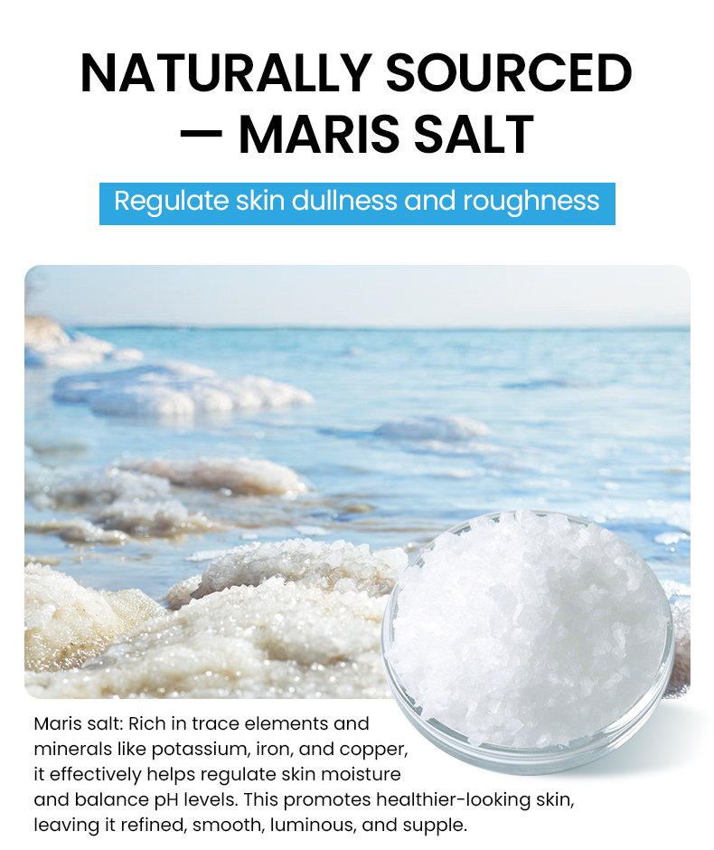 Natural Round Sea Salt Soap Bar Body Deep Cleansing Moisturizing Exfoliating Skin Repair Gentle Shape Men Women Normal(pic4)