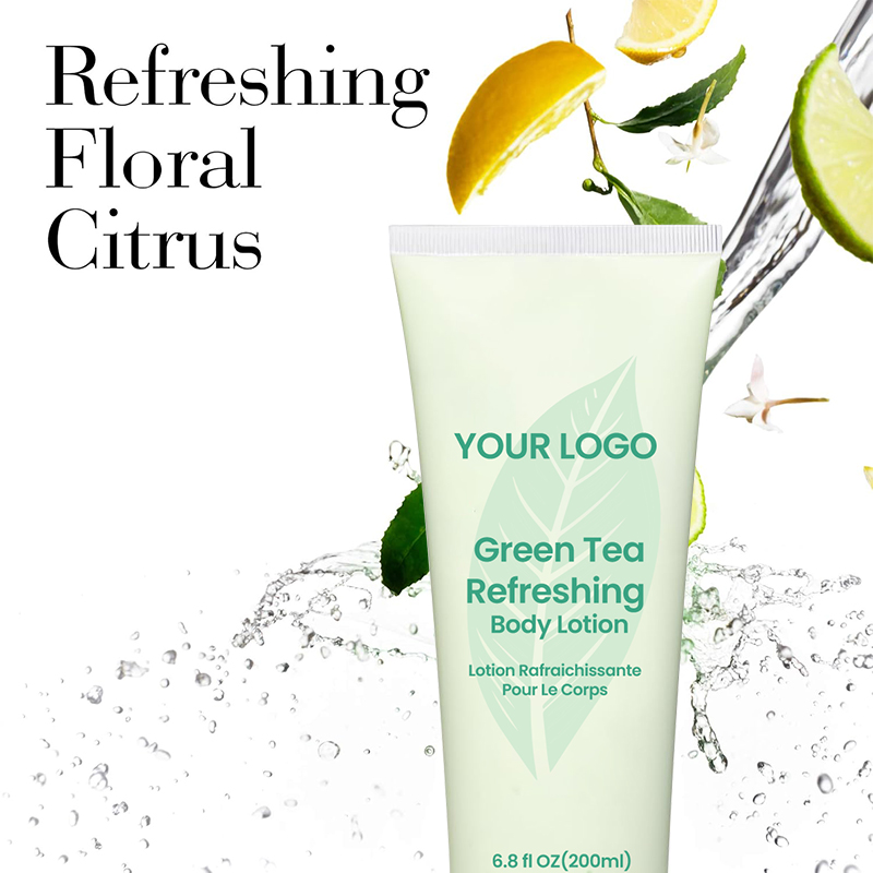 Best-selling Green Tea Refreshing Lotion Natural Moisturizing Brightening for Women in Stock 200ml