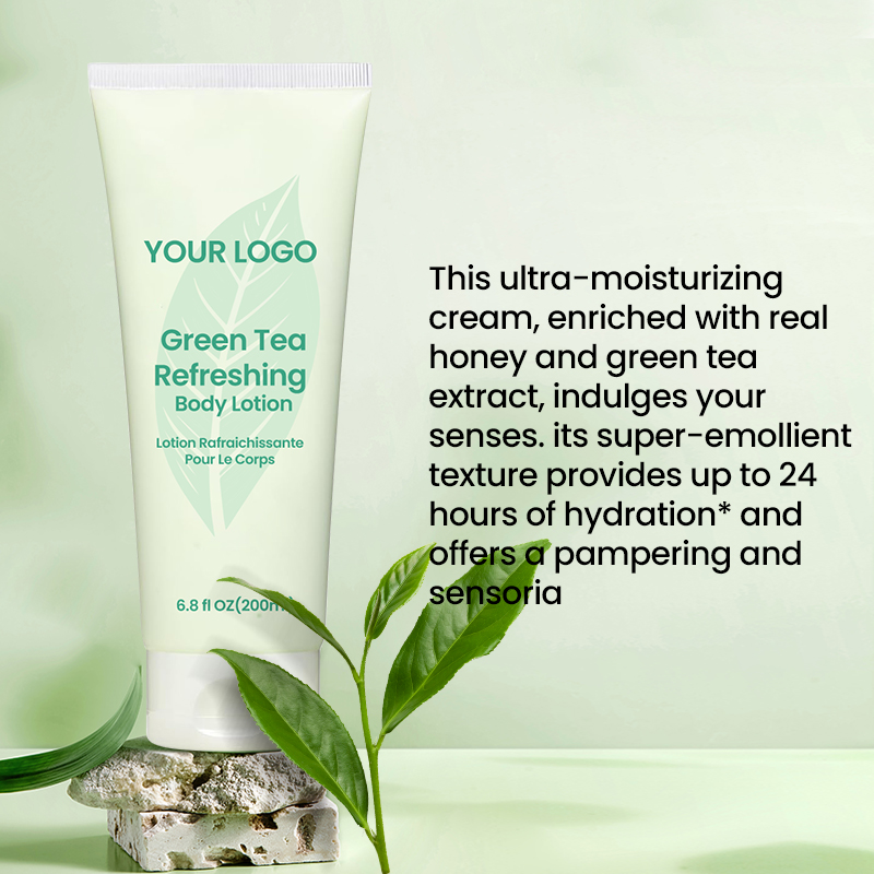 Best-selling Green Tea Refreshing Lotion Natural Moisturizing Brightening for Women in Stock 200ml