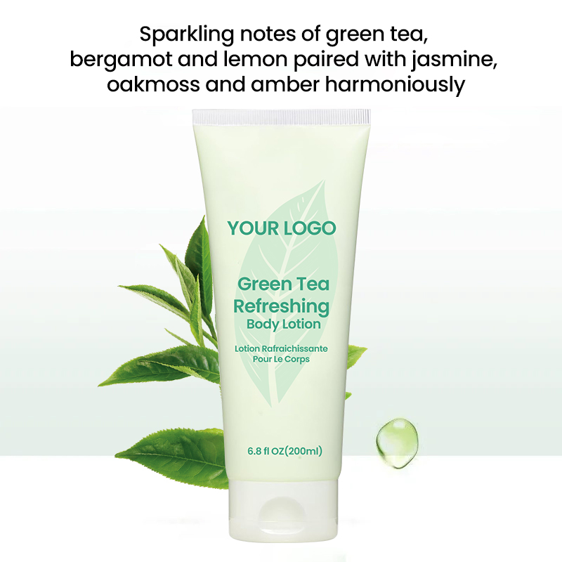 Best-selling Green Tea Refreshing Lotion Natural Moisturizing Brightening for Women in Stock 200ml