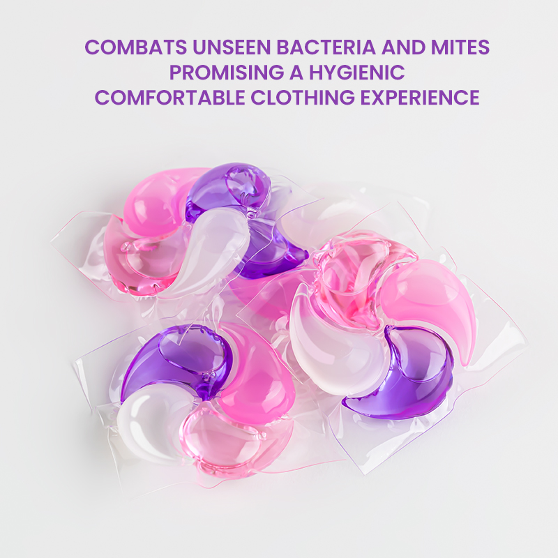 New 4 in 1 Disposable Nature Scented Laundry Detergent Beads Soap Capsules Washing Pods for Apparel Use