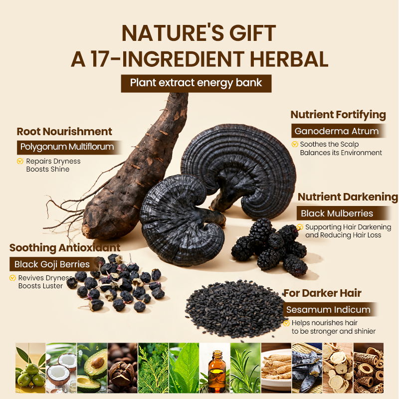 GreenLem Polygonum Multiflorum Shampoo Soap Usman Grass Hair Strengthening Anti-Hair Loss Genuine for Effective Hair Wash Oil(pic3)