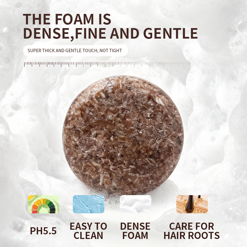 GreenLem POLYGONUM MULTIFLORUM Natural Handmade Herbal Charcoal Kojic Acid Turmeric Black Soap Bar Solid