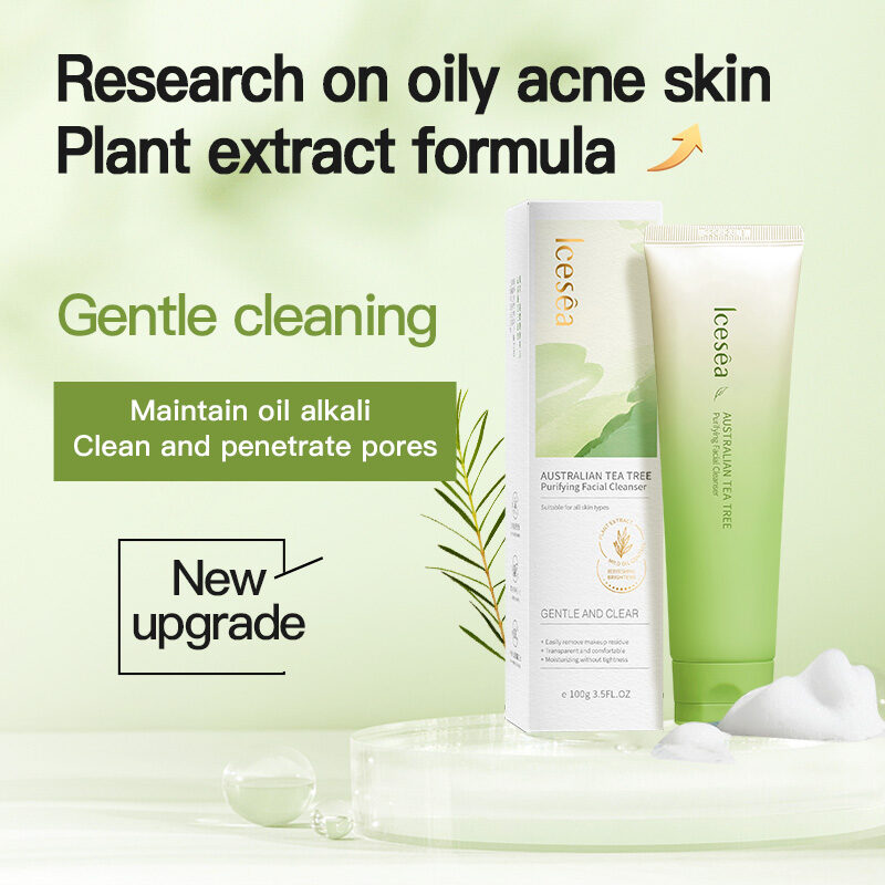 Australian Tea Tree Cleansing Milk Facial cleansing Control oil and eliminate acne Facial cleanser(pic1) Australian Tea Tree Cleanser for Oily Skin, Facial Oil Control, Deep Cleansing for Men and Women(pic1)