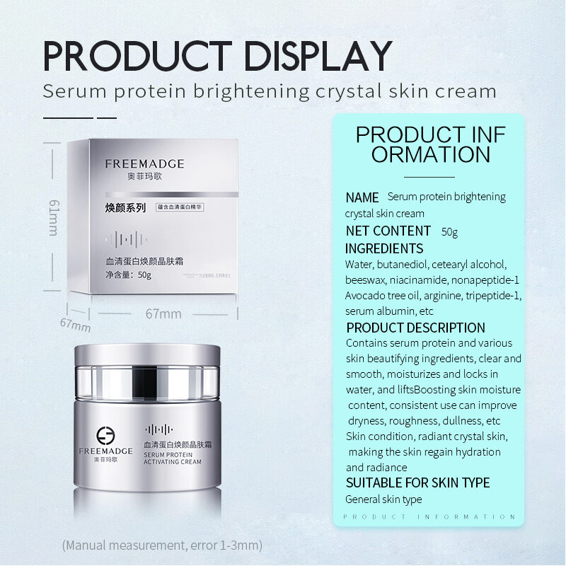 Freemadge Serum Protein Skin Renewal Cream, Boost skin hydration,Locks in moisture for Men and Women(pic7) Freemadge Serum Protein Skin Renewal Cream, Boost skin hydration,Locks in moisture for Men and Women(pic7)
