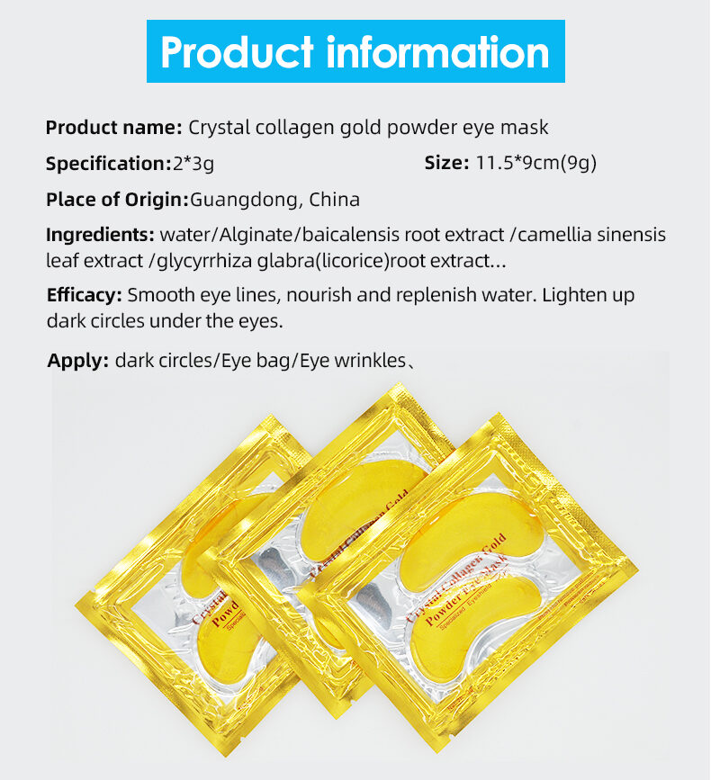 Gold Eye Mask Eye Care Protector Mask(pic7) Gold Eye Mask Eye Care Protector Mask(pic7)