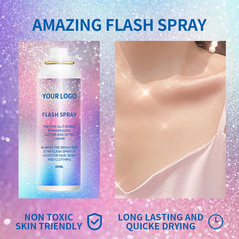 Wholesale Glitter Hair Spray Shimmer Powder for Parties Cosplay & Festival Safe & Non-Toxic (10 Colors)(pic2)