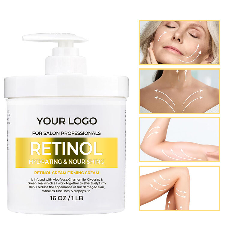 High Quality Retinol and Vitamin C Body Lotion Moisturizing Firming Whitening Lotion for Glowing Skin Lotion Set(pic4)