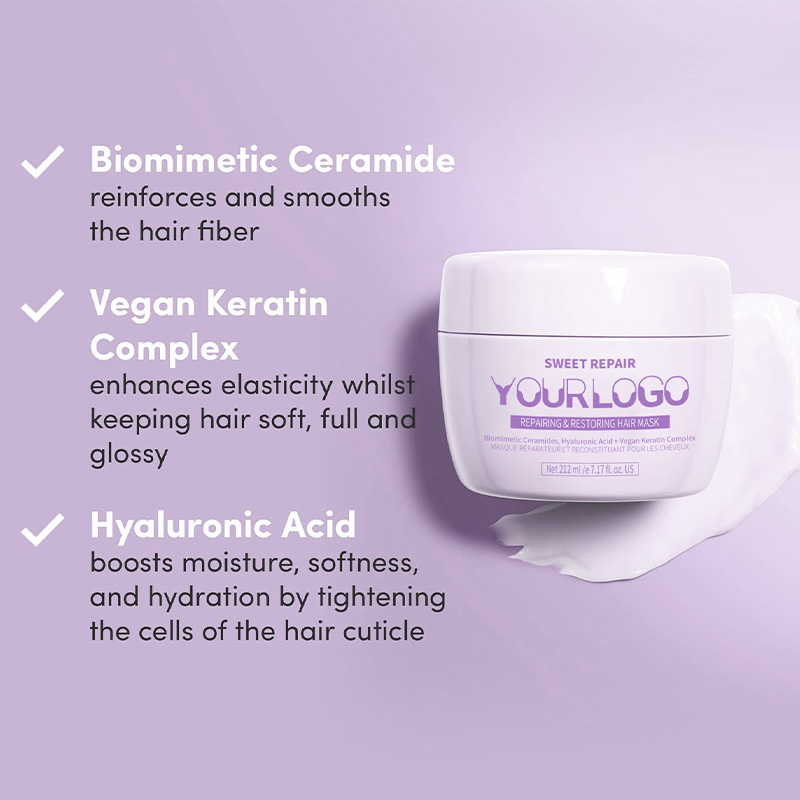 GreenLem High Quality Hyaluronic Acid Nourishing Cream Hair Mask Treatments for Salon Damaged Hair Repair(pic1)