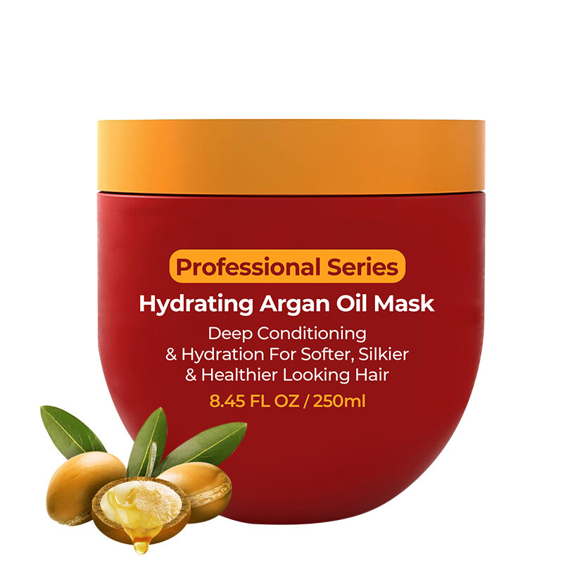 GreenLem Organic Argan Oil Hair Mask Natural Hydrating Deep Conditioner for Damaged Hair Hair-Repairing Feature(pic6)