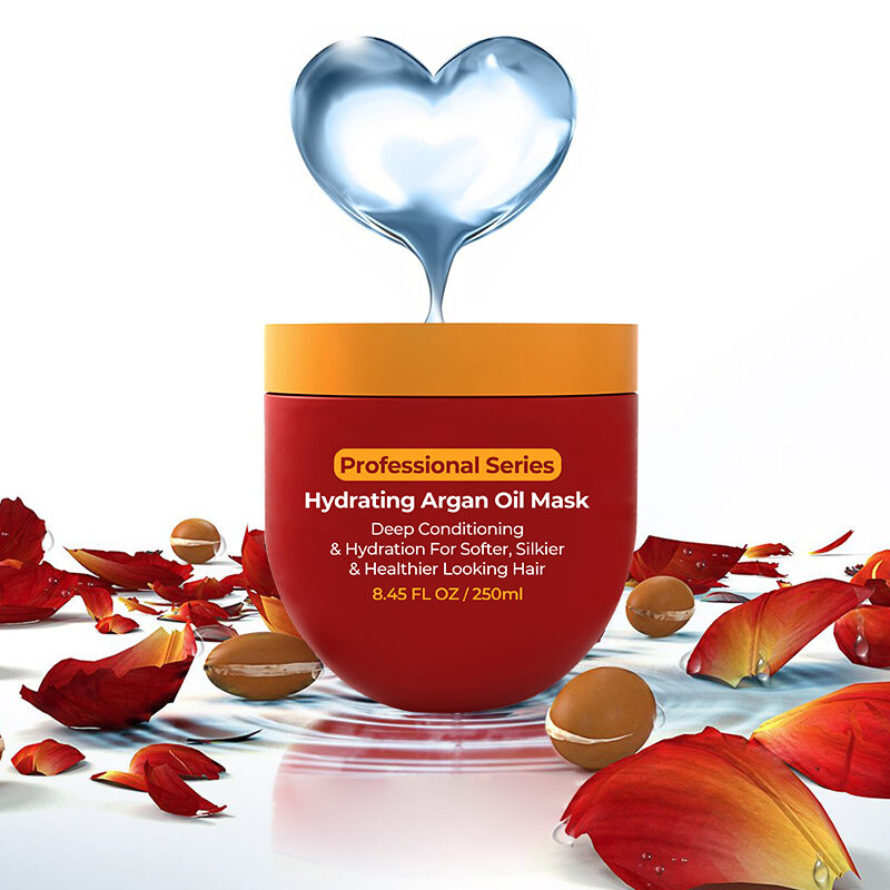 GreenLem Organic Argan Oil Hair Mask Natural Hydrating Deep Conditioner for Damaged Hair Hair-Repairing Feature(pic5)