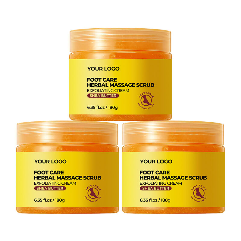 GreenLem Herbal Foot Care Massage Scrub & Exfoliating Cream with Shea Butter Gentle Exfoliation & Soothing Foot Revitalization(pic6)