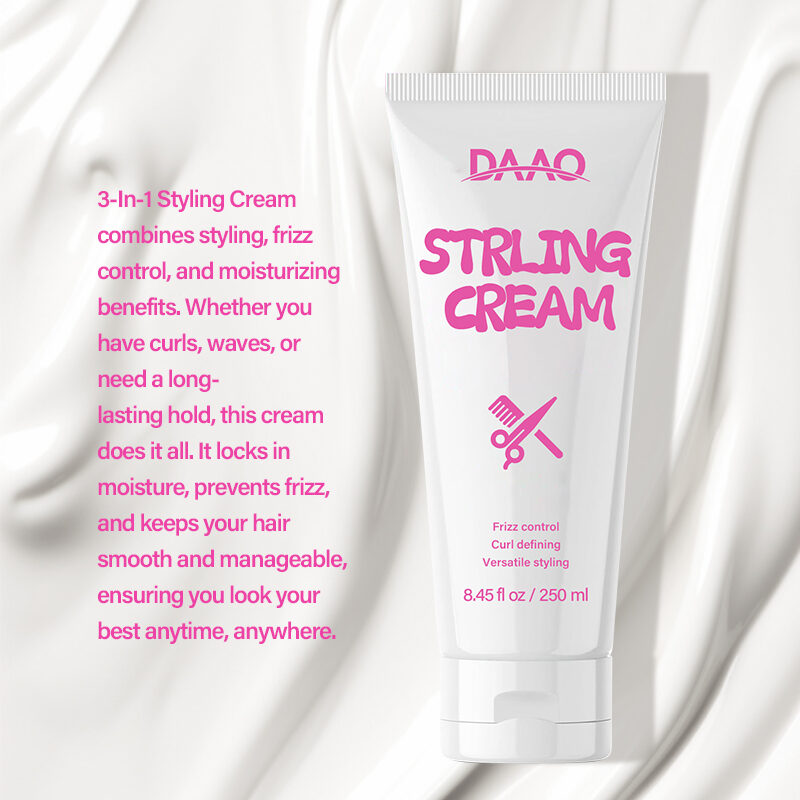 Wholesale 3 in 1 Herbal Styling Cream for Curly Wavy Hair Smooth Curl Defining and Frizz Control Moisturizing Benefits(pic3) Wholesale 3 in 1 Herbal Styling Cream for Curly Wavy Hair Smooth Curl Defining and Frizz Control Moisturizing Benefits(pic3)