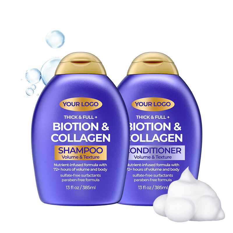 GreenLem BIOTION &COLLAGEN Cream Shampoo & Conditioner Set with for Silky Smoothness Oil-Control Hair-Loss Prevention(pic6)