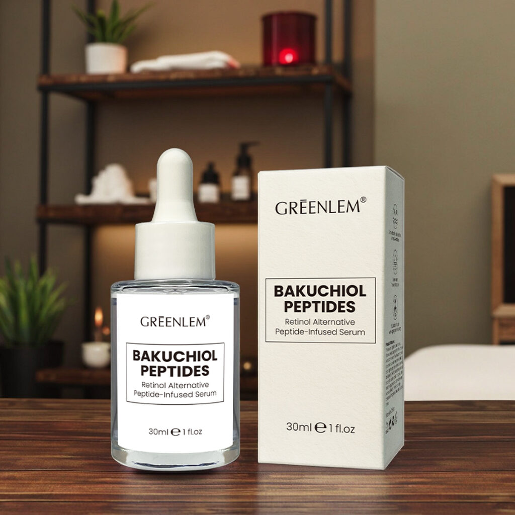 Bakuchiol Peptide Complex Serum Organic OEM Service Natural Alternative for Retinol for Anti-Wrinkle Firming(pic3)