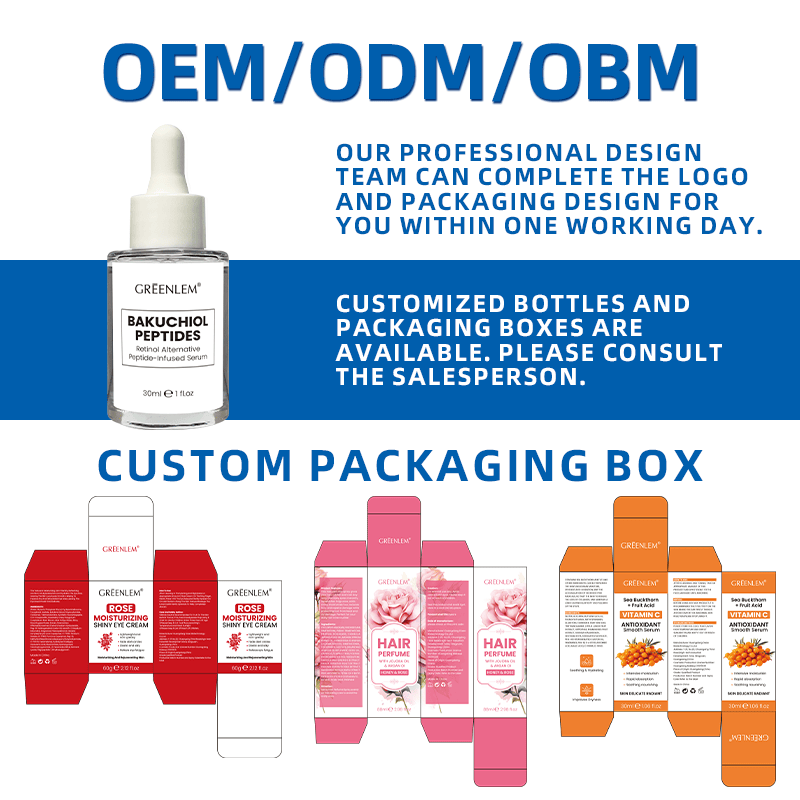 Bakuchiol Peptide Complex Serum Organic OEM Service Natural Alternative for Retinol for Anti-Wrinkle Firming(pic5)
