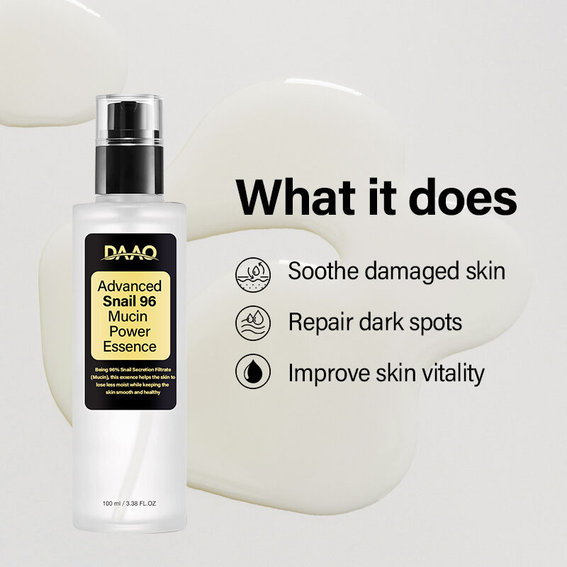 Korean Snail Mucin Essence Serum for Face Repairing Hydrating and Brightening Skin Care Wholesale(pic5) Korean Snail Mucin Essence Serum for Face Repairing Hydrating and Brightening Skin Care Wholesale(pic5)
