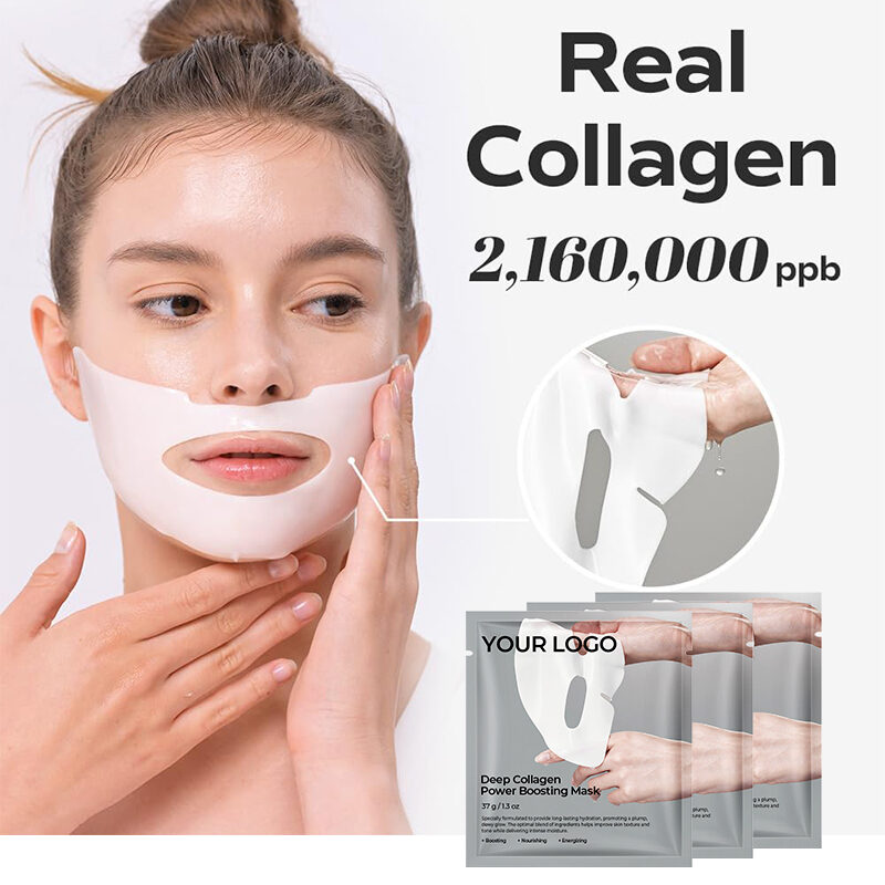 GreenLem Hydrating Bio Collagen Facial Mask Pore Minimizing Anti-Aging Moisturizing Organic Oily(pic4)
