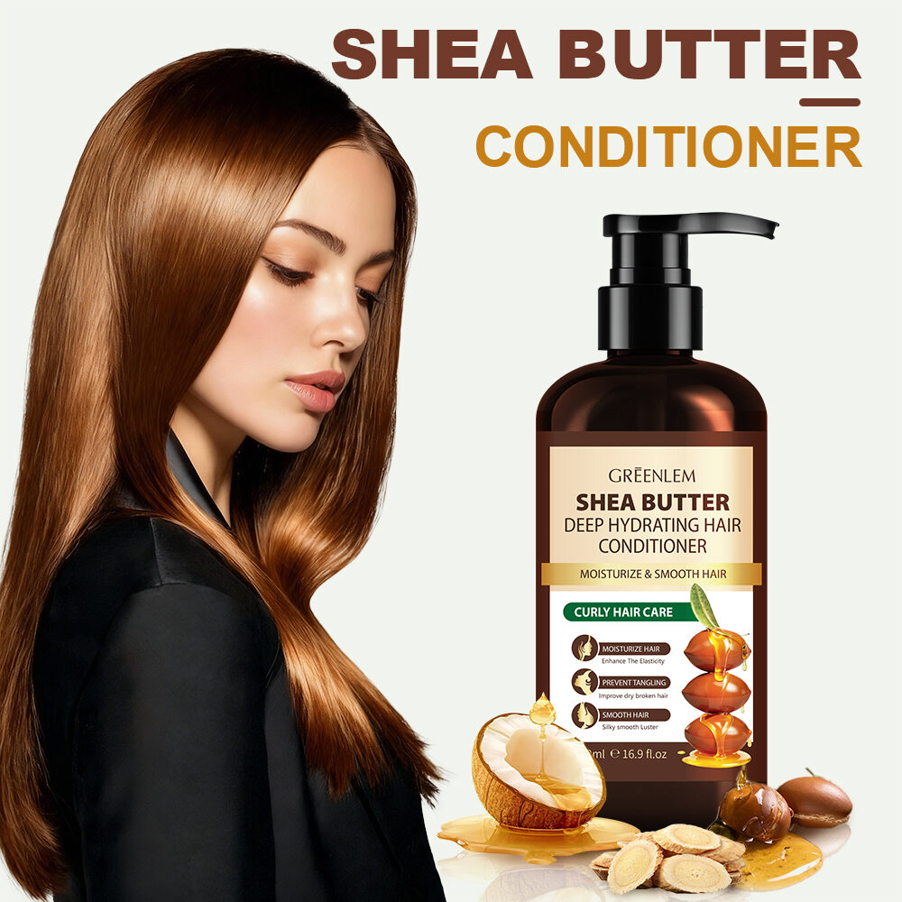 GreenLem Shea Butter Cream Herbal Hair Growth & Guatemala Thick Strong Natural Dry Hair Conditioner Curly Hair(pic1)