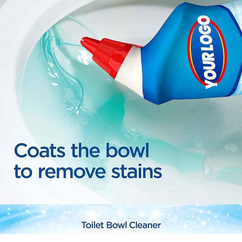 Ocean Mist Clinging Bleach Gel Disposable Toilet Bowl Cleaner for Bathroom Removes Yellow Stains Air and Odor(pic3)
