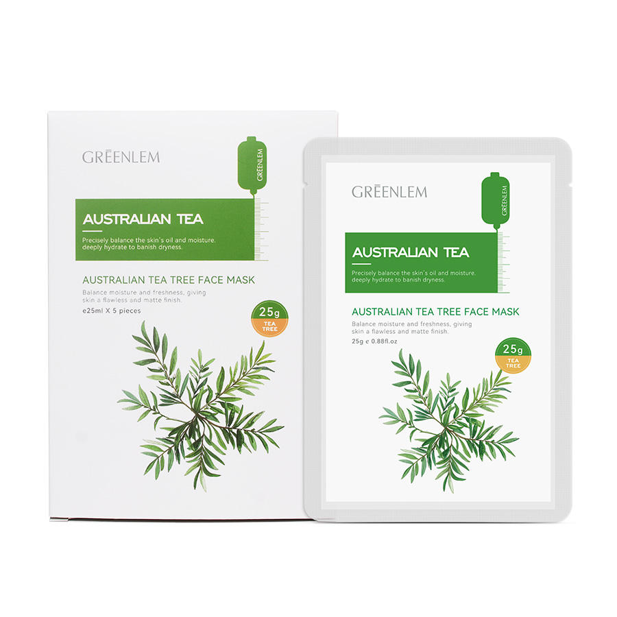 GreenLem Tea Tree Sheet Facial for Black