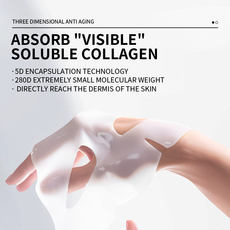 High Quality New White to Transparent Collagen Face Mask Face Tightening Anti-Aging Hyaluronic Acid Ingredients All Skin(pic5) High Quality New White to Transparent Collagen Face Mask Face Tightening Anti-Aging Hyaluronic Acid Ingredients All Skin(pic5)