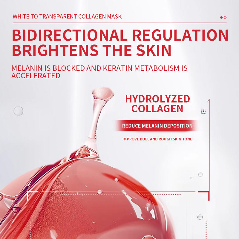 High Quality New White to Transparent Collagen Face Mask Face Tightening Anti-Aging Hyaluronic Acid Ingredients All Skin(pic6) High Quality New White to Transparent Collagen Face Mask Face Tightening Anti-Aging Hyaluronic Acid Ingredients All Skin(pic6)