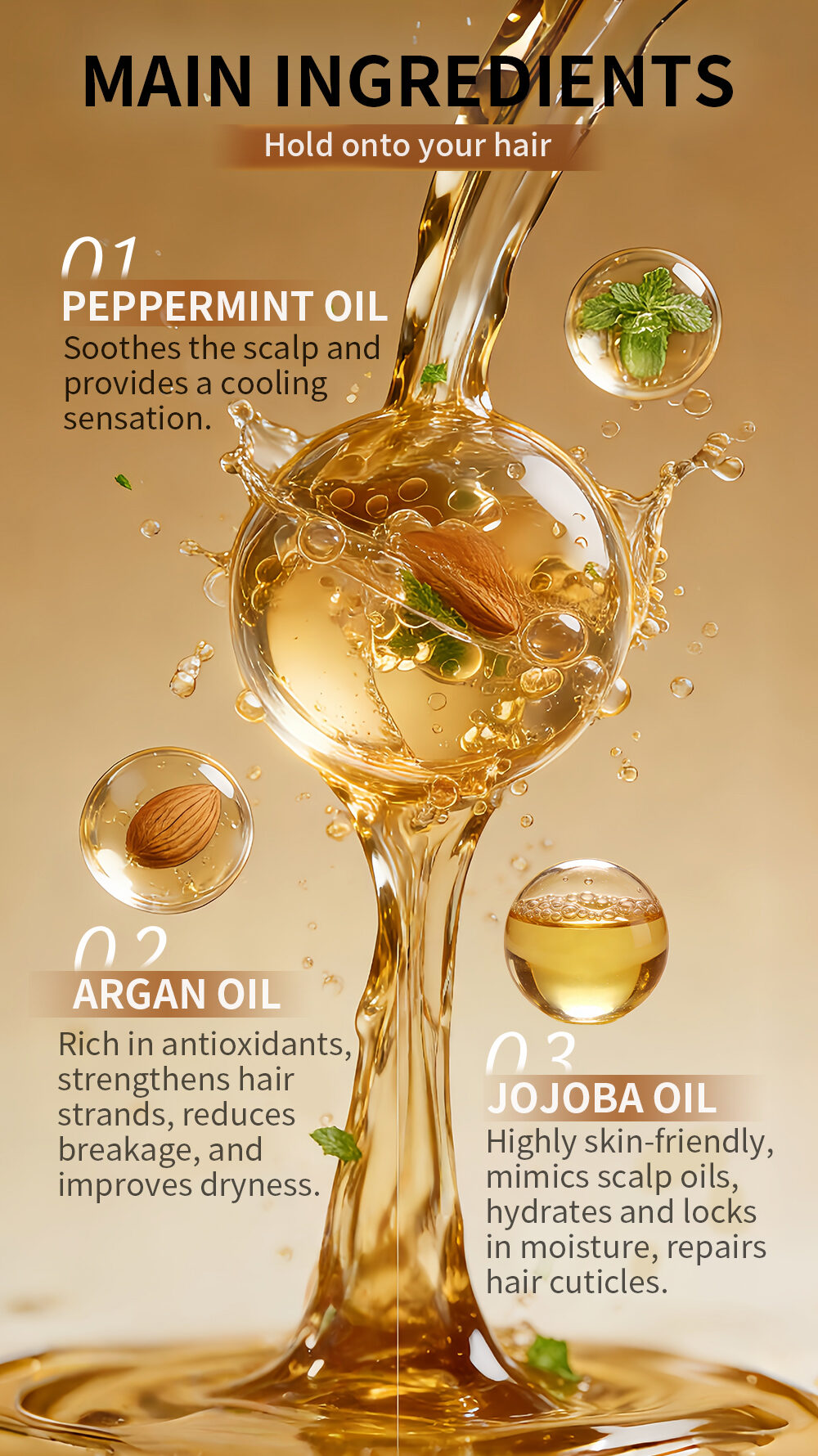 Greenlem Hair Growth Oil STRENGTHENS &RESTORES(pic4)